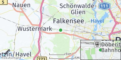 Google Map of Dallgow-Döberitz