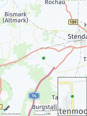 Here Map of Wittenmoor bei Stendal