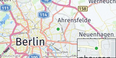 Google Map of Alt-Hohenschönhausen