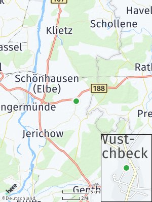 Here Map of Wust bei Schönhausen