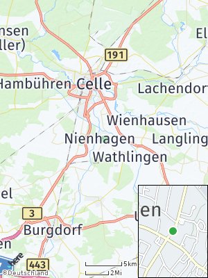 Here Map of Nienhagen bei Celle