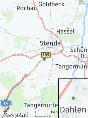 Here Map of Dahlen bei Stendal