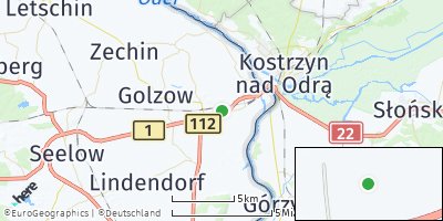 Google Map of Küstriner Vorland