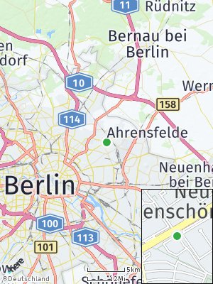 Here Map of Neu-Hohenschönhausen