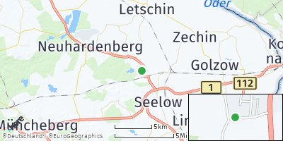 Google Map of Gusow-Platkow