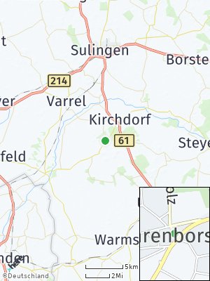 Here Map of Bahrenborstel