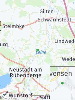 Here Map of Evensen bei Wunstorf