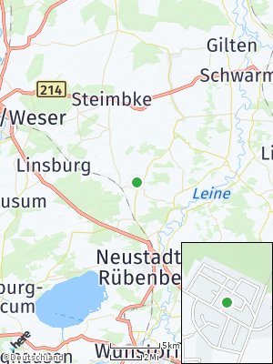 Here Map of Hagen bei Nienburg