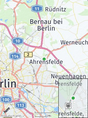 Here Map of Ahrensfelde