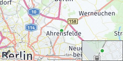 Google Map of Ahrensfelde