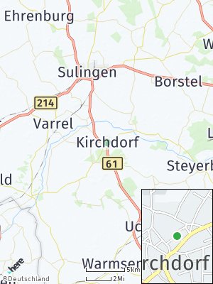 Here Map of Kirchdorf bei Sulingen
