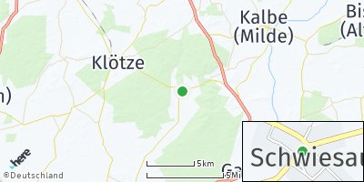 Google Map of Schwiesau