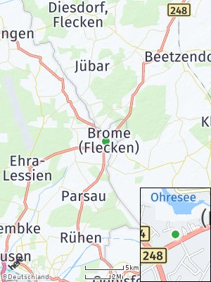 Here Map of Brome