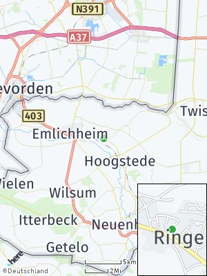 Here Map of Ringe bei Emlichheim