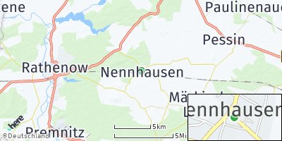 Google Map of Nennhausen