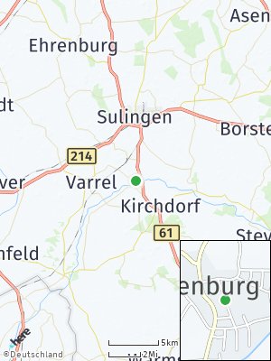 Here Map of Barenburg bei Sulingen