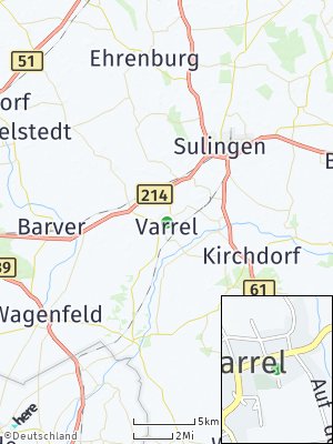 Here Map of Varrel bei Sulingen