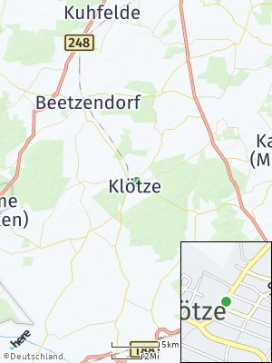 Here Map of Klötze