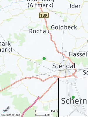 Here Map of Schernikau bei Stendal