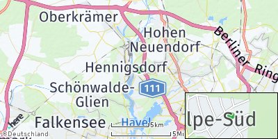 Google Map of Stolpe-Süd