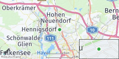 Google Map of Frohnau