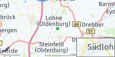 Google Map of Südlohne
