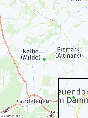 Here Map of Neuendorf am Damm
