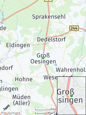 Here Map of Groß Oesingen