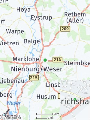 Here Map of Erichshagen-Wölpe