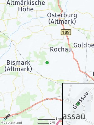 Here Map of Grassau bei Stendal