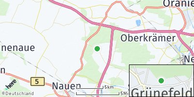 Google Map of Schönwalde-Glien