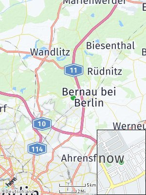 Here Map of Schönow bei Berlin