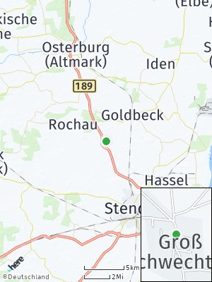 Here Map of Groß Schwechten