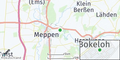 Google Map of Bokeloh