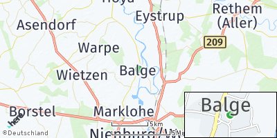 Google Map of Balge