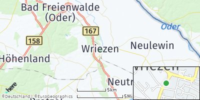 Google Map of Wriezen