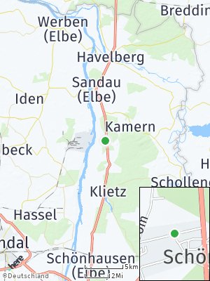 Here Map of Schönfeld bei Schönhausen