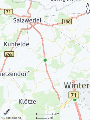 Here Map of Winterfeld bei Salzwedel