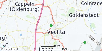 Google Map of Vardel