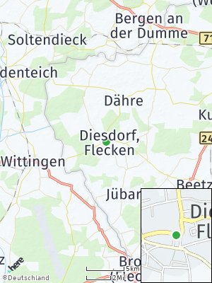 Here Map of Flecken Diesdorf