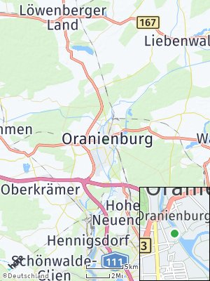 Here Map of Oranienburg