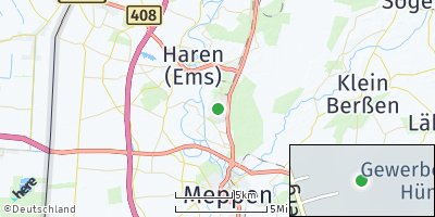 Google Map of Hüntel