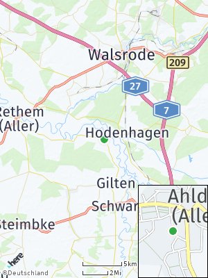 Here Map of Ahlden