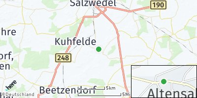 Google Map of Altensalzwedel