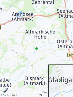 Here Map of Gladigau