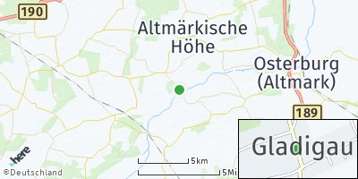 Google Map of Gladigau