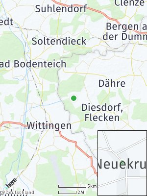 Here Map of Neuekrug bei Salzwedel