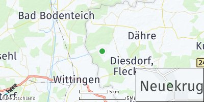 Google Map of Neuekrug bei Salzwedel