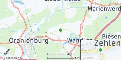 Google Map of Zehlendorf