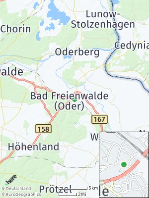 Here Map of Bad Freienwalde
